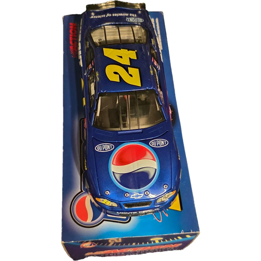2001 Jeff Gordon #24 DuPont Pepsi Monte Carlo 1/24 Action QVC Exclusive Nascar